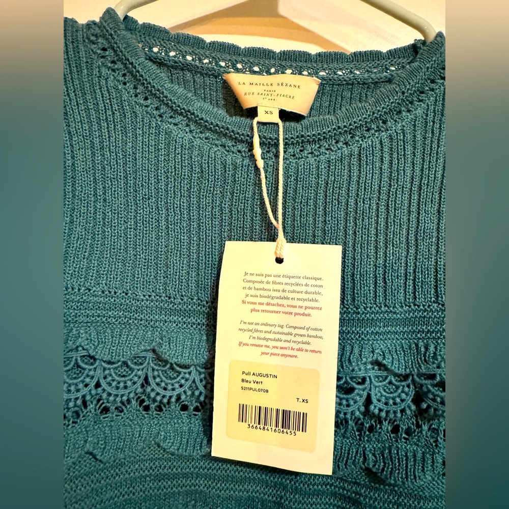 NWT Sezane Augustin Sweater - Picture 4 of 6